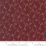 Moda - Quail Run - Creeping Vine Florals, Brick