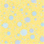 Quilting Treasures - Darling Duckies - Bubbles, Yellow