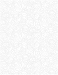 Timeless Treasures - Whiteout - Scribble, White on White