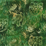 Robert Kaufman - Artisan Batiks: Woodland Wonders - Animal Portraits, Forest