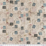 Free Spirit - Tim Holtz - Foundations - Correspondence, Taupe