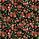 Windham Fabrics - Forest Fruits - Strawberries, Black