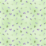 Clothworks - Flower Shop - Ditsy Floral, Light Mint