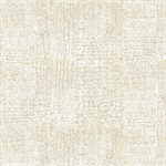 Timeless Treasures - Love Letter - Handwriting Text on Woven Texture, Cream