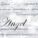 Kanvas Studio - Heaven Sent - Angel Script, Gray