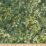 Hoffman California - Bali Batik 2026 - Leafy Branches, Herb