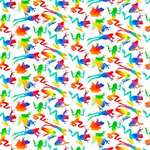 Studio E - Jewels of the Jungle - Rainbow Frog, White