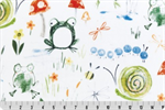 Shannon Fabrics - Cuddle Prints - Toad Stool Tales Digital, Loden
