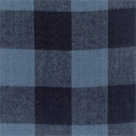 Diamond Textiles - Yarn Dyed Brushed Flannel - Large Buffalo Plaid, Blue