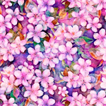 Quilting Treasures - Blossom - Cherry Blossoms, Pink