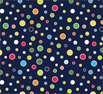Kanvas Studio - Rainforest Glow - Glowing Dots, Navy