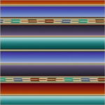 Windham Fabrics - Winter Fleece Print - Woven Arrow Stripes, Dusk