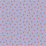 Lumin Fabrics - Sweet Honey Bee - Pink Floral Toss, Purple