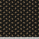 Marcus Fabrics - Black Sheep Cottons - Friendly Flower, Black