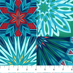 Northcott - Nativity - Ornament Blocks, Light Teal