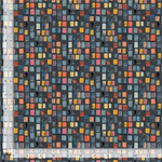 Timeless Treasures - Feline Folk - Blocks, Grey