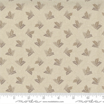 Moda - Regency Somerset Blues - Winscombe Blender Leaf, White