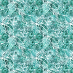 Quilting Treasures - Kindred Spirits - Batik Leaves, Jade