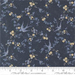 Moda - Bluebirds Nest - Florals, Birds, & Vines, Blue