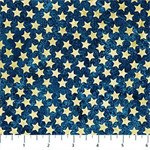 Northcott - Stonehenge America 250 - Stars, Navy/Beige
