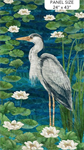 Northcott - Tranquil Waters - 24^ Great Blue Heron, Dark Blue