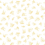 Windham Fabrics - Celestine - Angelic Toile, Cloud/Gold
