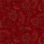 Marcus - Meadow Ridge Flannels - Paisley Floral, Red