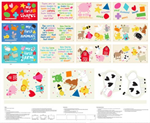 Studio E - Huggable & Lovable - 36^ My First Shapes - 3 Small Books Panel