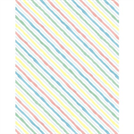 Wilmington Prints - New Friends - Multi Diagonal Stripe, White