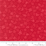 Moda - Snow Time - Tinsel, Poinsettia Red