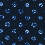 Robert Kaufman - Shibori Blues - Circle Dots, Navy