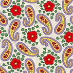 Marcus Fabric - Aunt Grace In a Pickle - Paisley, Cream