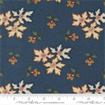 Moda - Fluttering Leaves - Leaf Florals, Blue Spruce