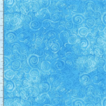 Timeless Treasures - Poppy Serenade - Soft Swirl Texture, Blue