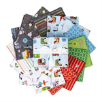 Riley Blake - Fat Quarter Bundle - Thomas & Friends Sodor Railway - 15 Pieces