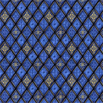 Quilting Treasures - A Star Above - Stained Glass Lattice, Royal