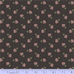 Marcus Fabrics - For Rosa - Small Lavender Flowers, Black