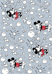 Springs Creative - Mickey & Minnie - Bubbles, Light Blue/Gray