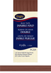 Wrights - Bias Tape Double Fold - 1/4^ x 4 yd, Mocha