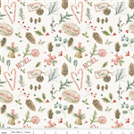 Riley Blake - Holiday Spirit - Christmas Toss, Cream