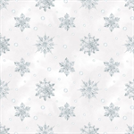 Blank Quilting - Aurora Flurries - Snowflakes and Bubbles, Grey