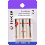 Singer - Denim Machine Needles - 3 ct, 100/16