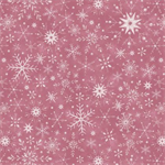 Studio E - Just a Dusting - Snow Crystals, Rouge