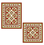 Northcott - Digital Quilt Top - Holiday Bouquet Featuring Holiday Joy