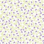 SusyBee - Bird's Buddies - Mini Tulips & Bees, Light Aubergine