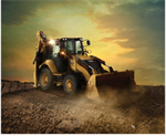 Riley Blake - CATERPILLAR® - 36^ Backhoe Loader Panel