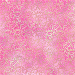 Robert Kaufman - Mixed Metallics - Gold Metallic Swirls, Camellia