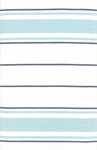 Moda - Rock Pool Toweling - 18^ Hemmed Edge Woven Stripe, White/Seaglass