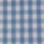 Dunroven House - Tea Towel - House Check, Light Blue on White