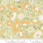 Moda - Buttercup & Slate - Buttercup Floral, Sprig